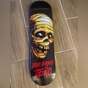 Black and Red Skateboard Deck